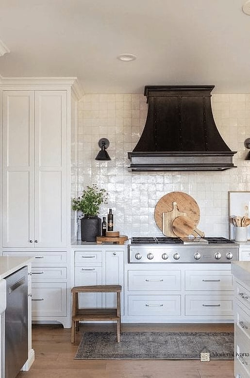 29 Kitchen Backsplash Ideas From Homes We Absolutely Love 3 Handmade Zellige Tiles