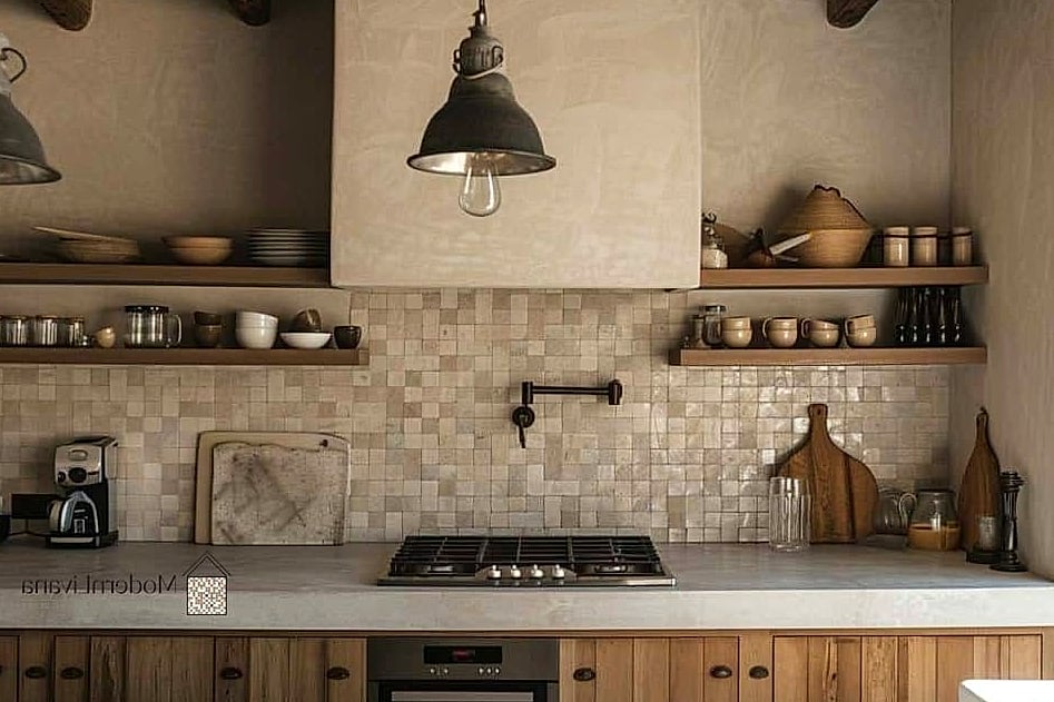 24 Kitchen Backsplash Ideas to Inspire Your Next Renovation 3 Handmade Zellige Tile Backsplash
