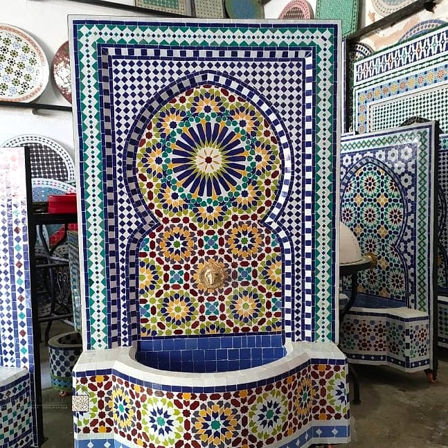 Handmade Zellige Mosaic Pattern
