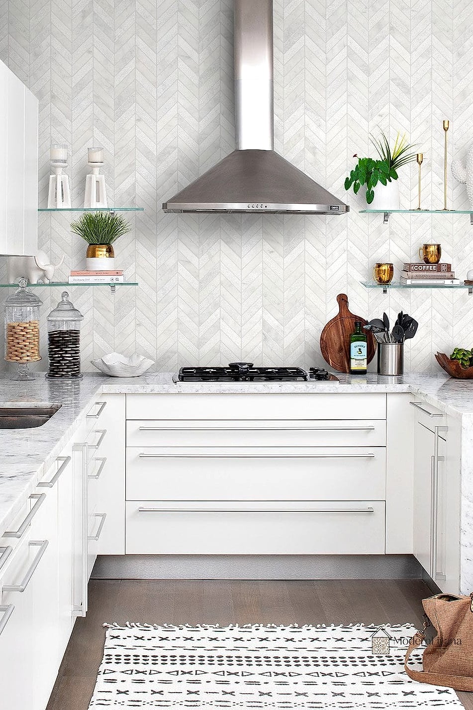 Herringbone-Adjacent Chevron Blend