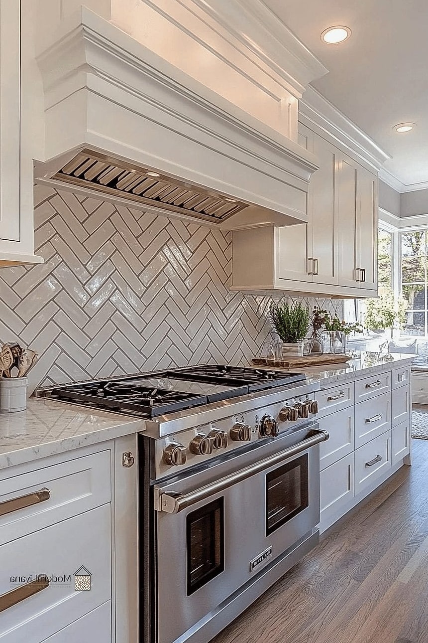 Herringbone Ceramic Tile