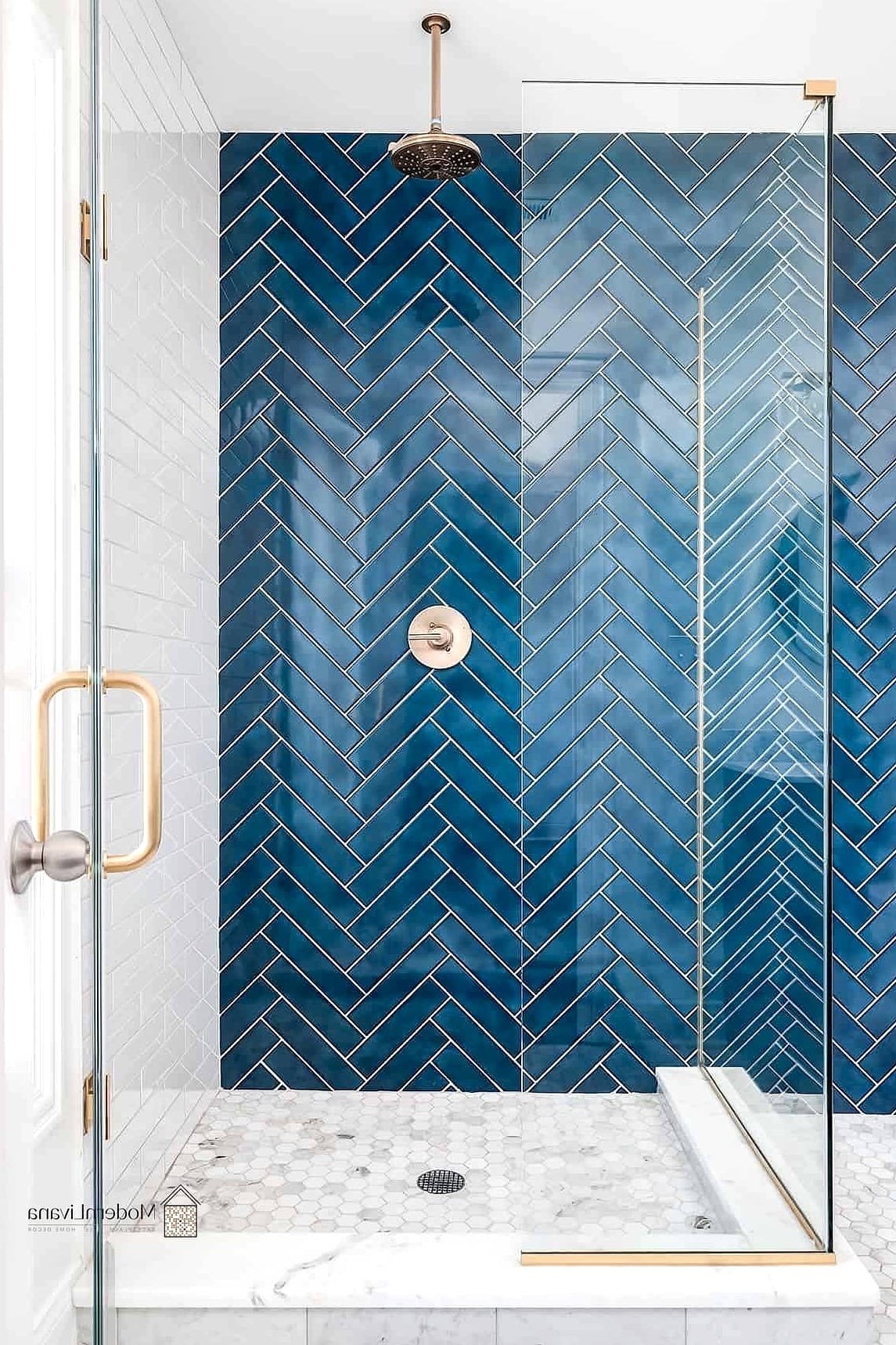 Herringbone Mosaic Tile Pattern