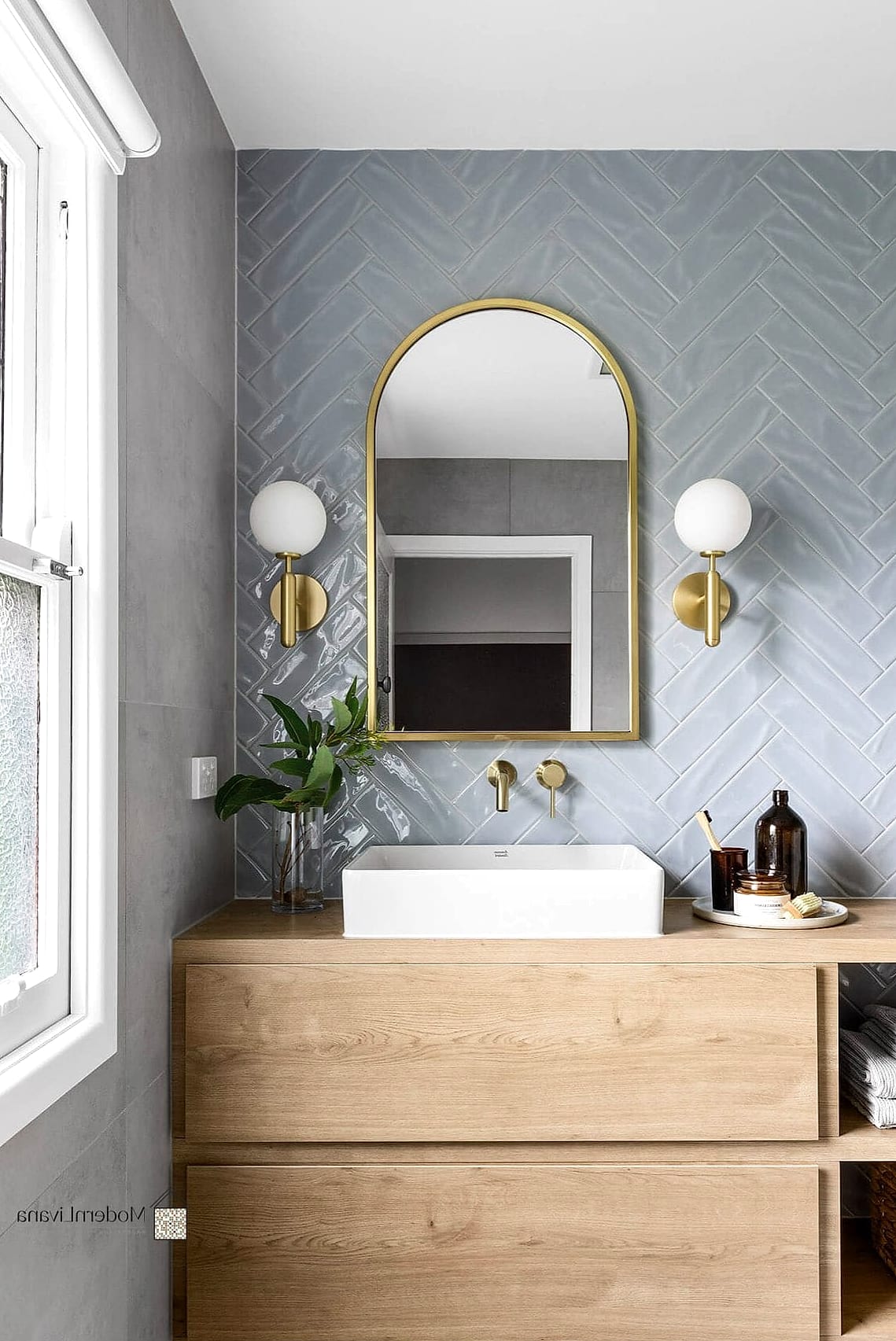 Herringbone Pattern for Extra Interest