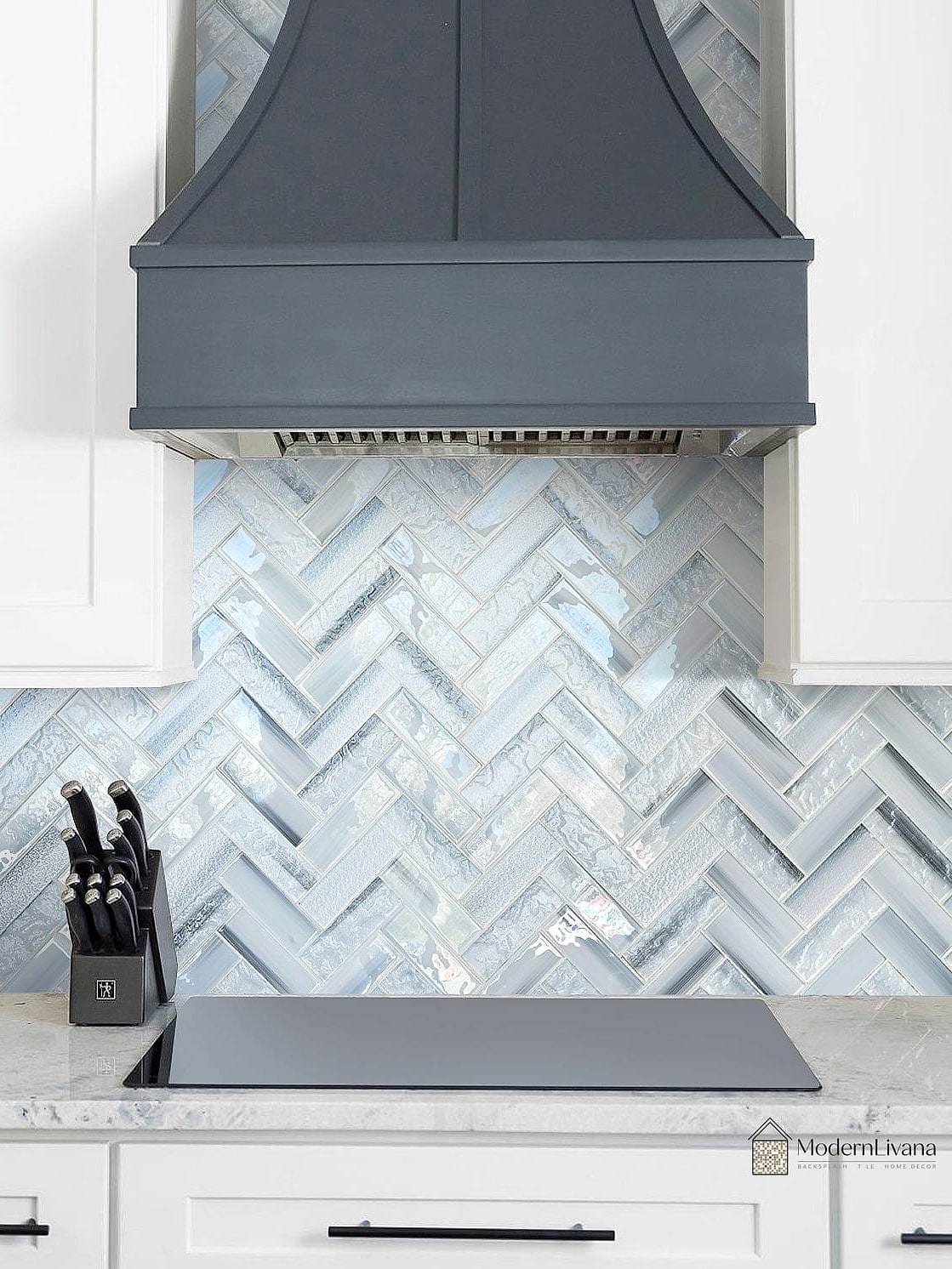 Herringbone Subway Tile Backsplash