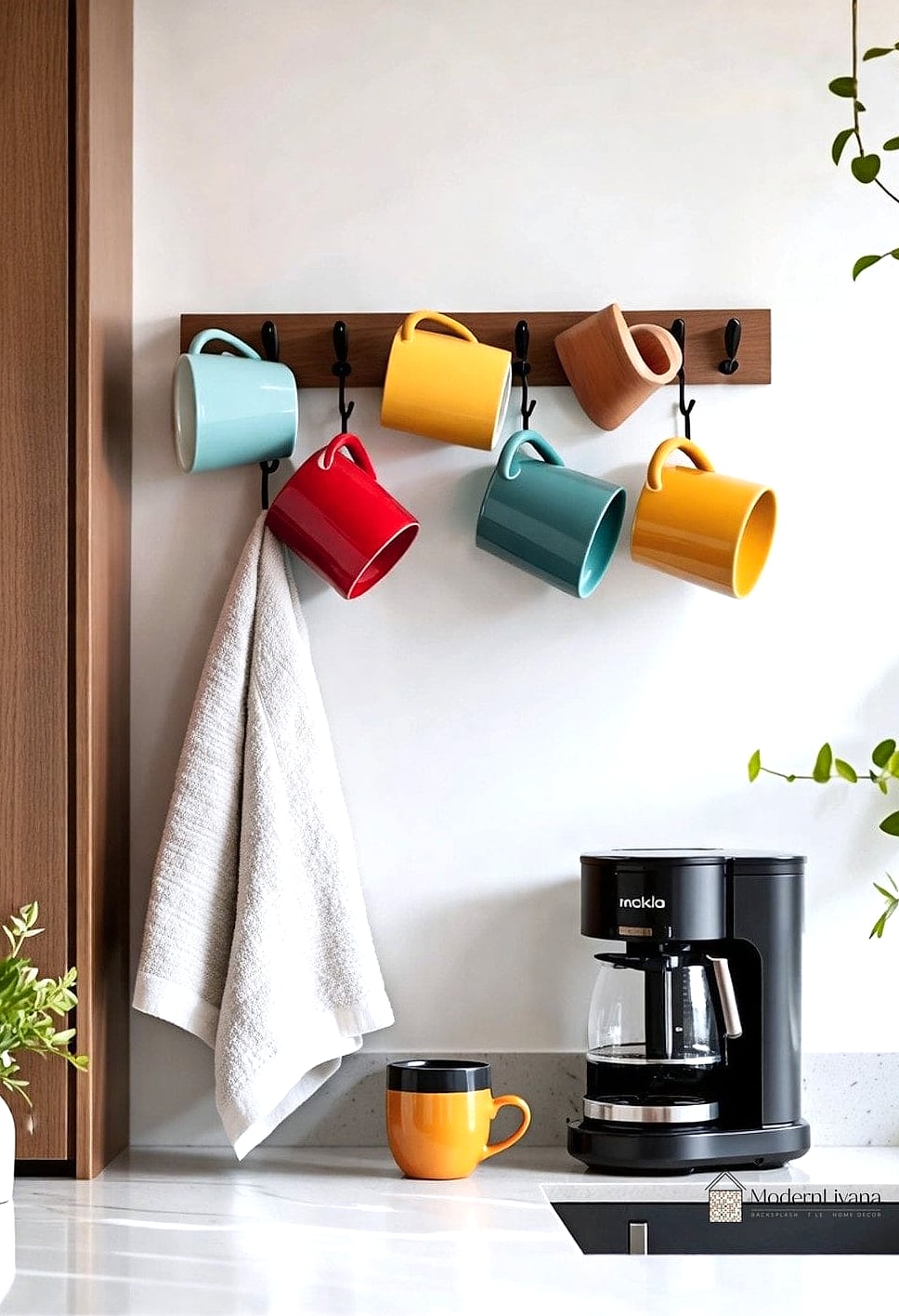 Hooks for Mugs, Towels, and Utensils