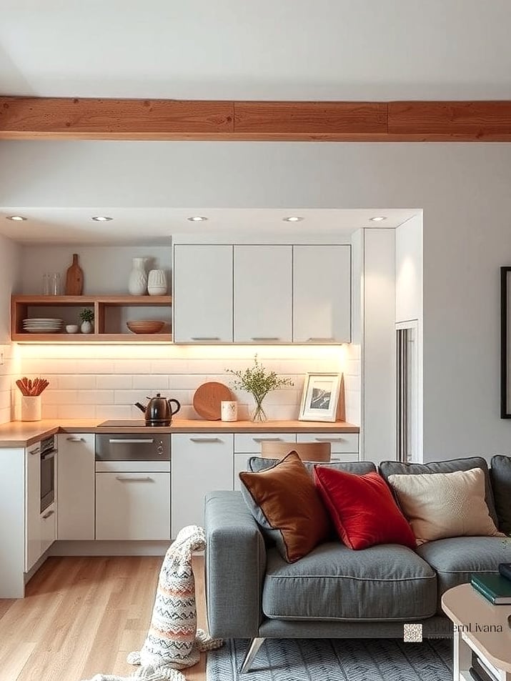 Incorporate Open Corner Shelving