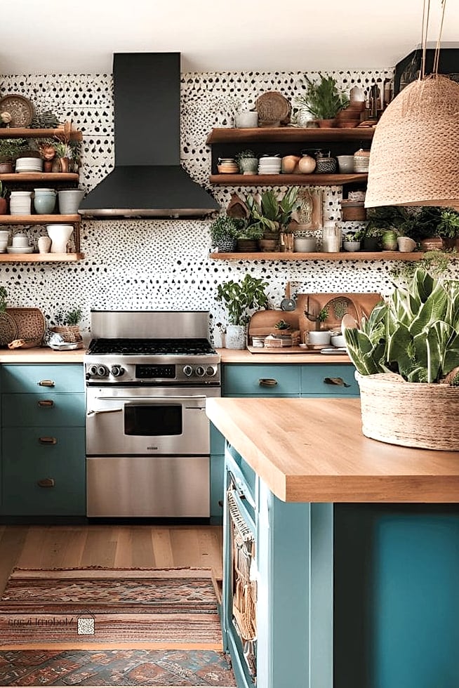 Install Butcher Block Countertops for Warmth