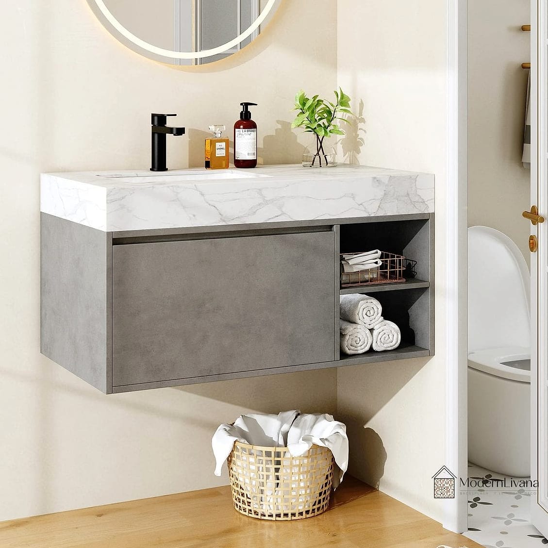 Install a Floating Vanity