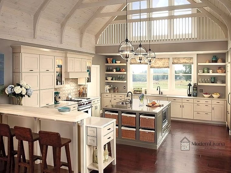 A Large Farmhouse Sink