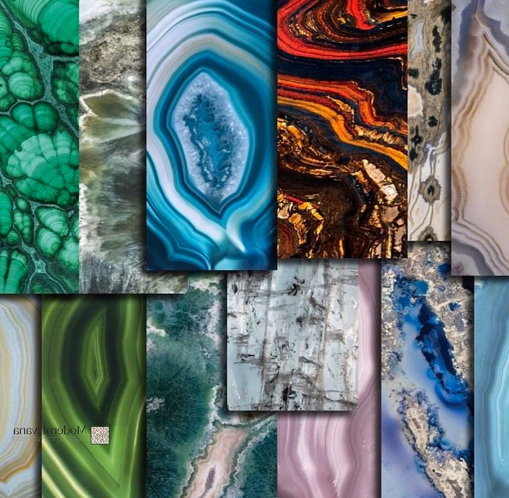 Large-Format Glass Tile Wall