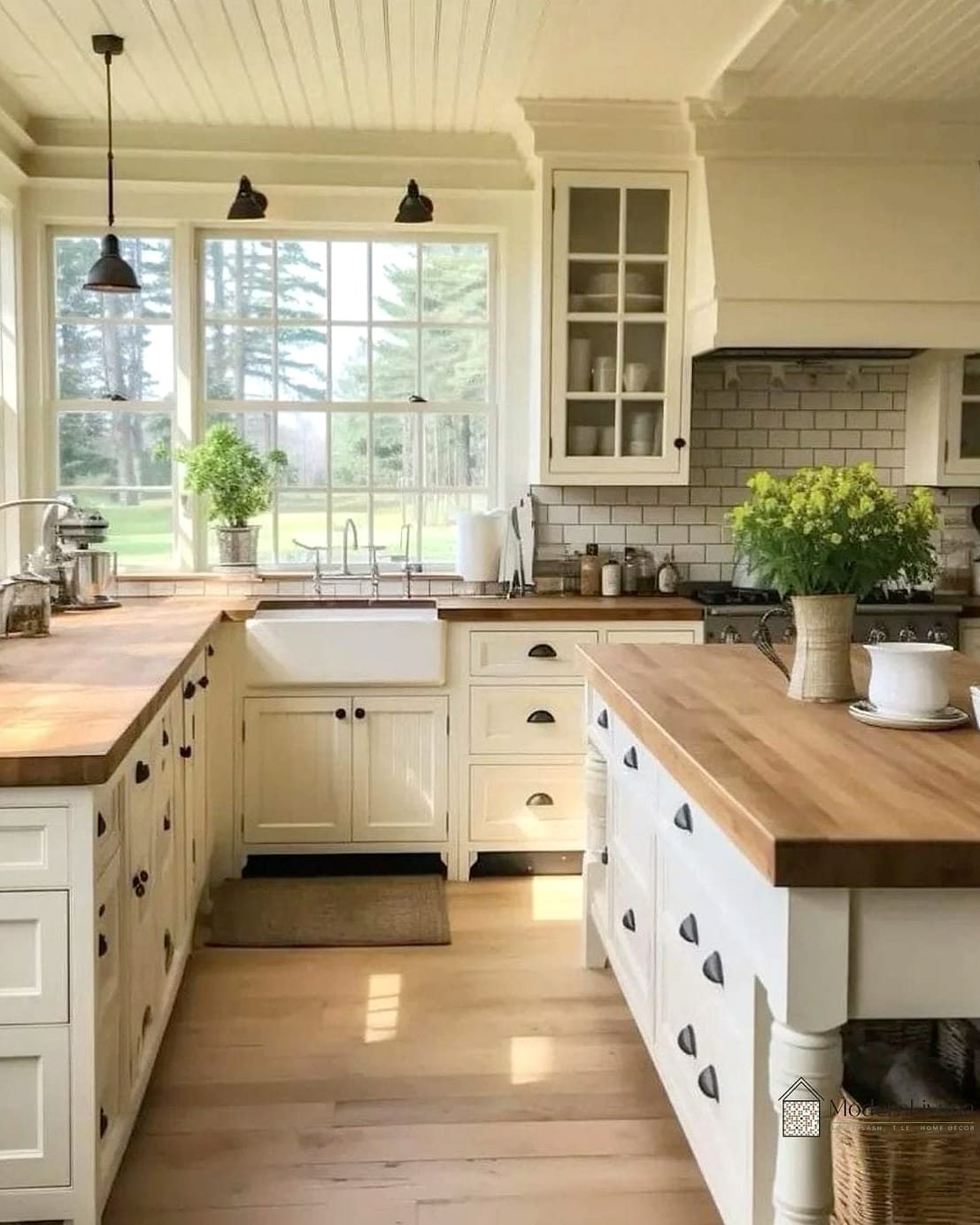 Large White Farmhouse Sink