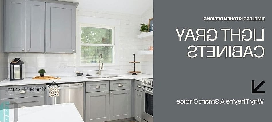 Light Gray Cabinets for Small Kitchens