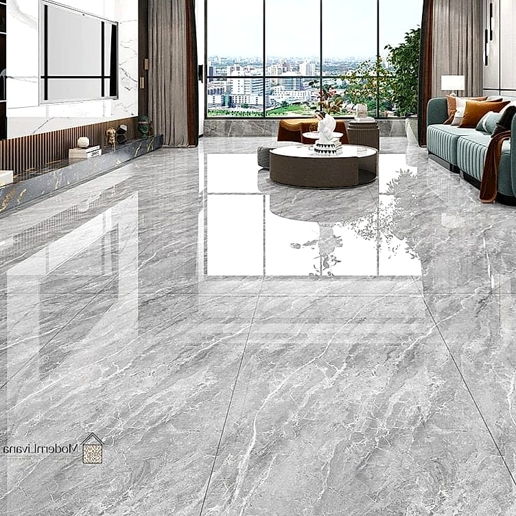 Luxury Marble-Look Glazed Tile Design