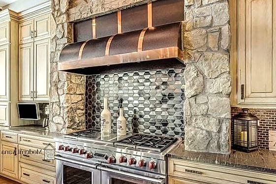24 Kitchen Backsplash Ideas to Inspire Your Next Renovation 24 Luxury Metallic Tile Backsplash