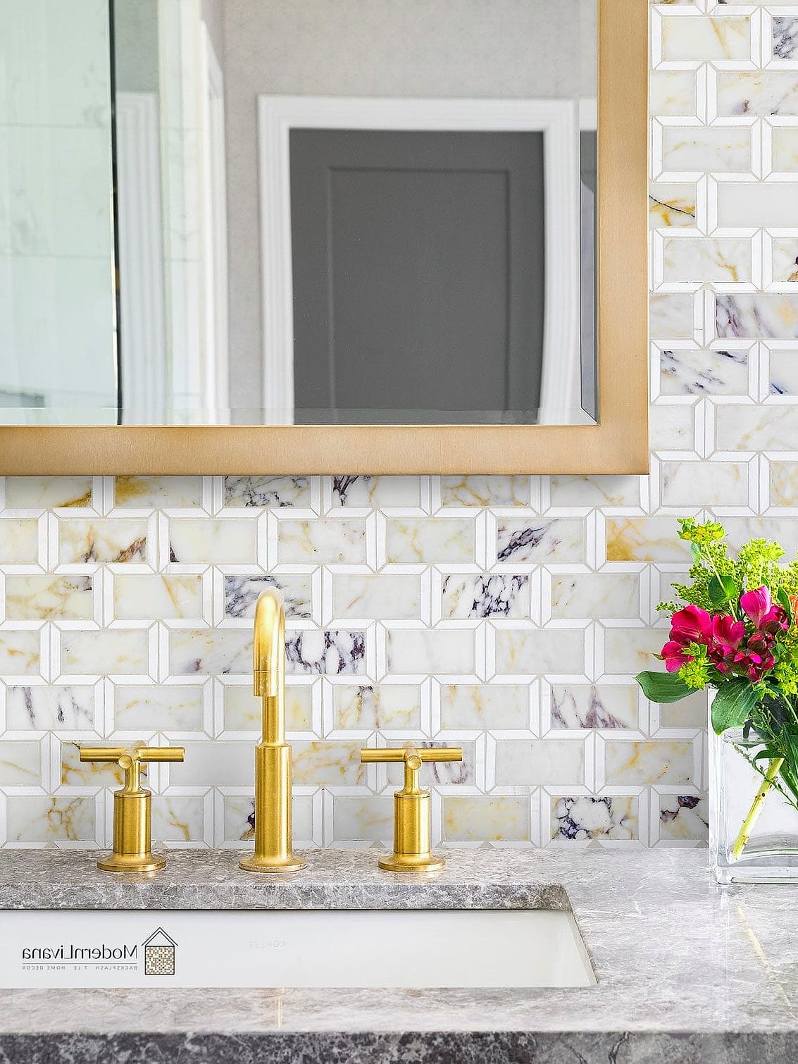 Marble-Look Porcelain