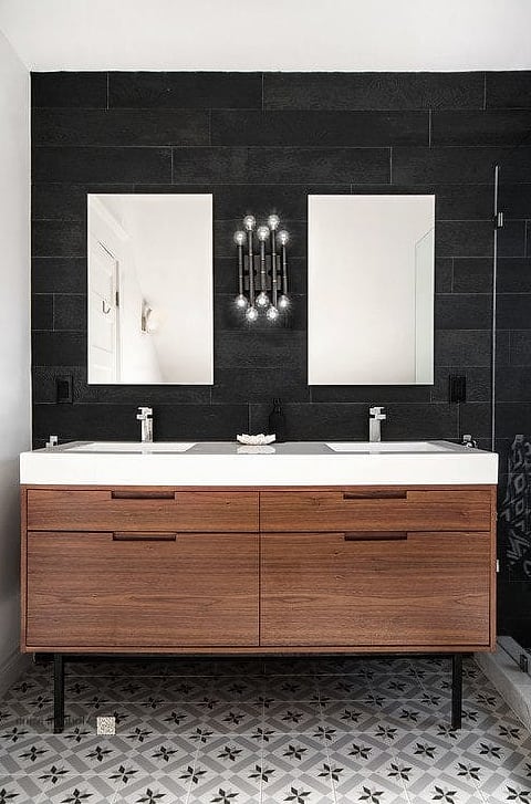 Matte Black Tile