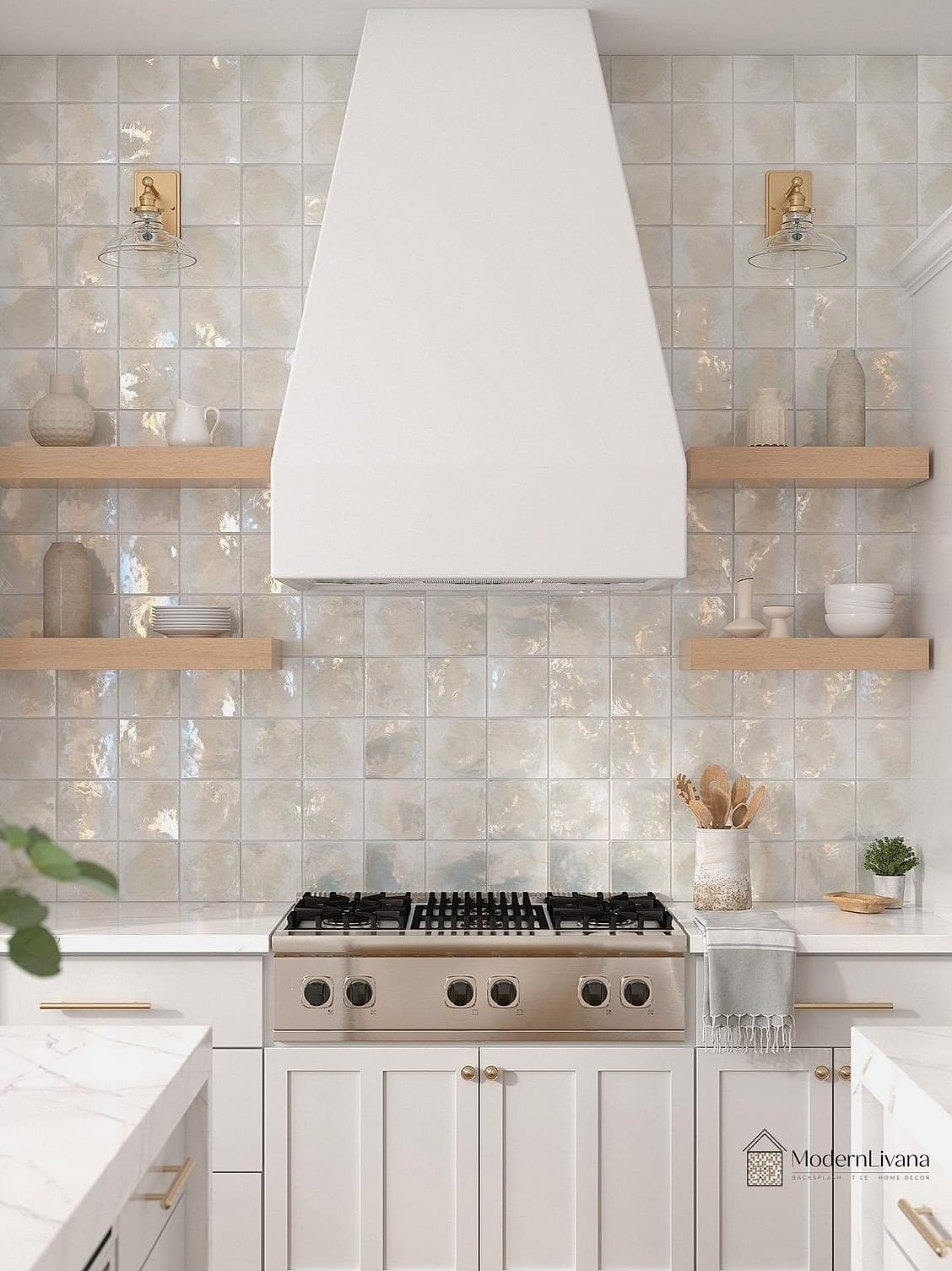 Matte Glass Tile for a Softer Look