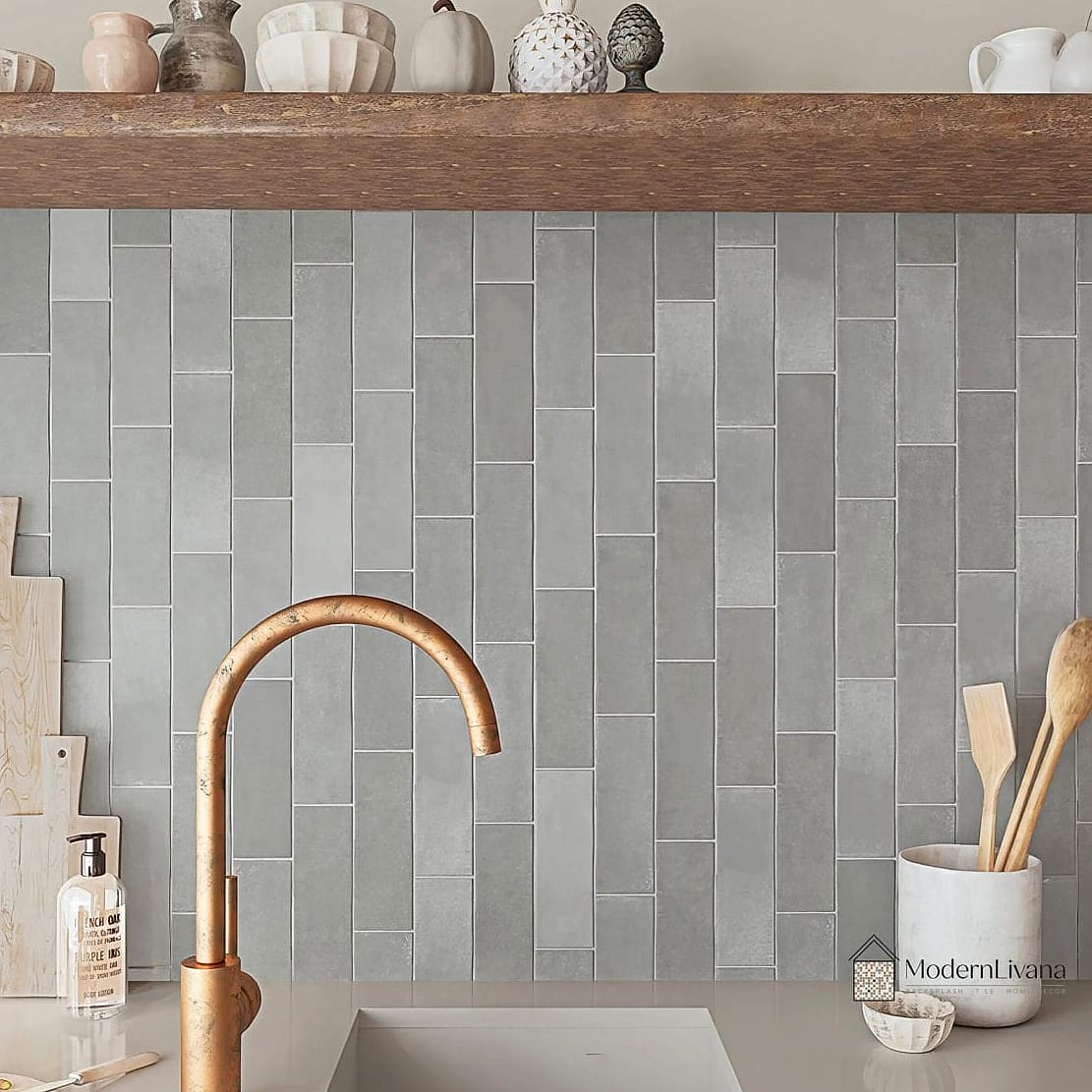Matte Subway Tile for a Softer Look