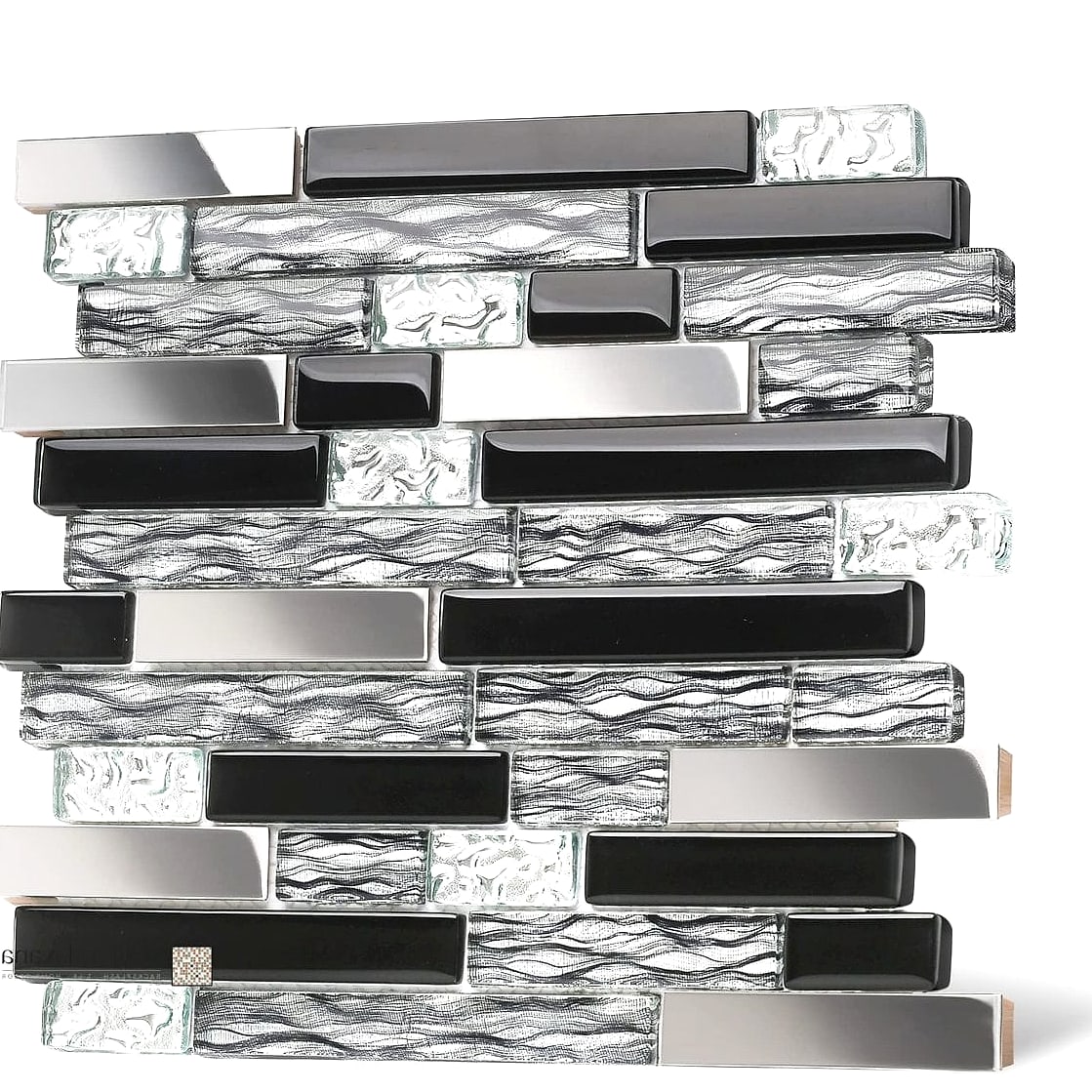 25 Modern Glass Tile Ideas That Look Expensive But Aren't 17 Metallic Glass Tile Highlights