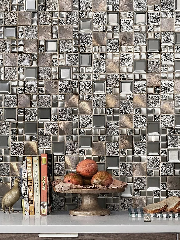Metallic Mosaic Accents