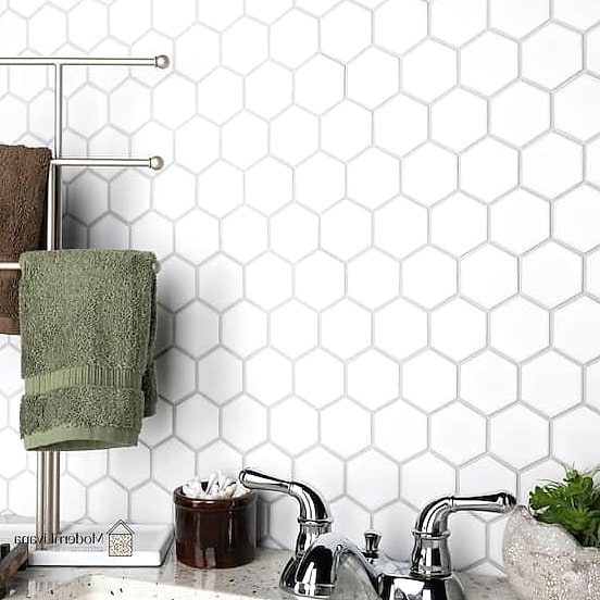 Mini Hexagon Mosaic for Vintage Charm
