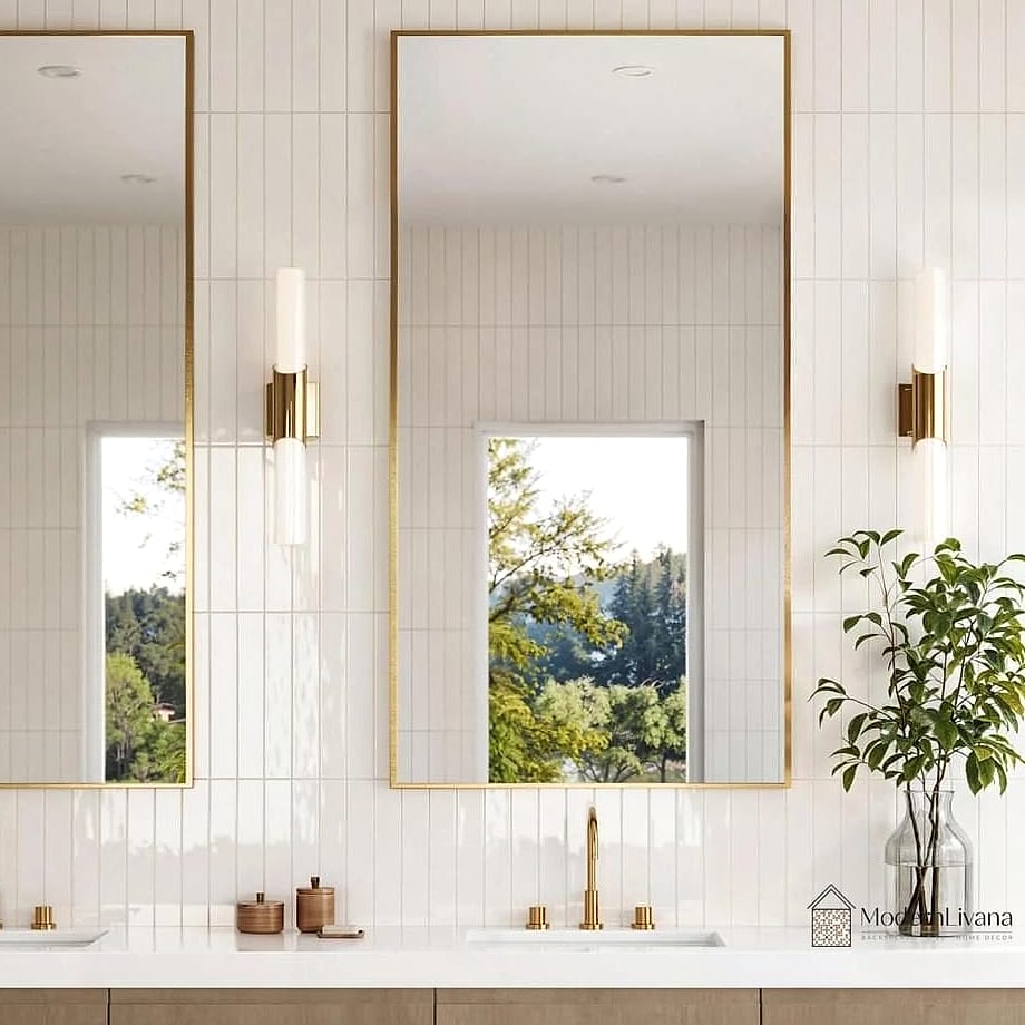 Minimalist Vertical Tile with Clean Lines