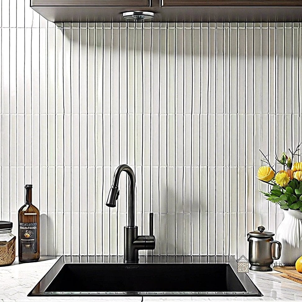 25 Stacked Subway Tile Ideas That Maximize Style and Function 21 Mixed Glossy and Matte Finishes