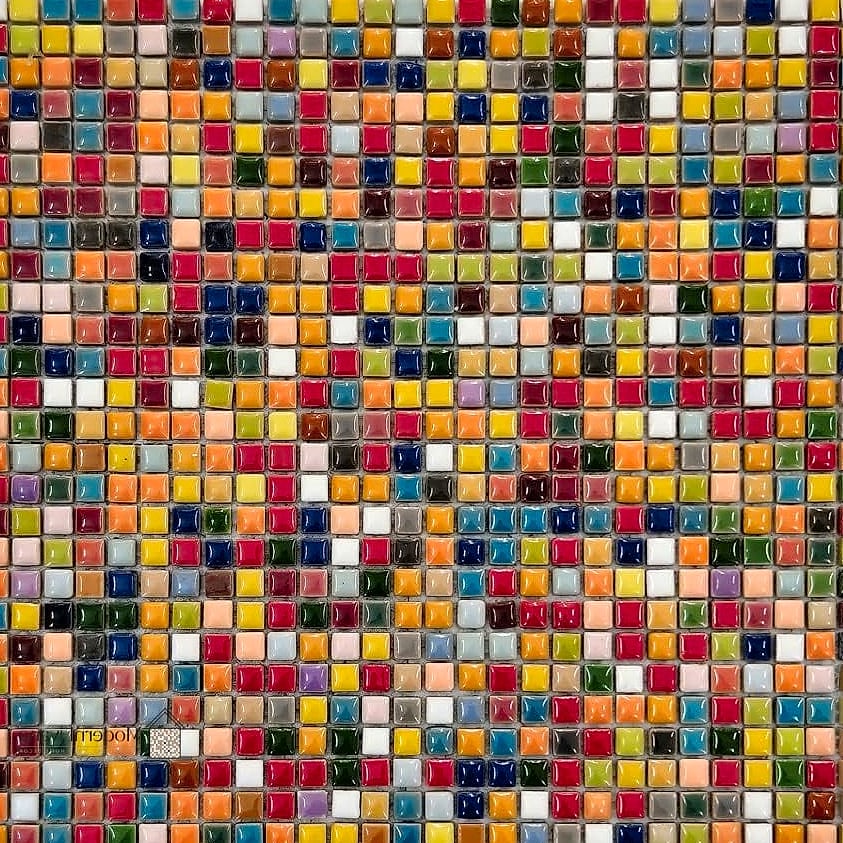 Mixed Material Mosaic Design