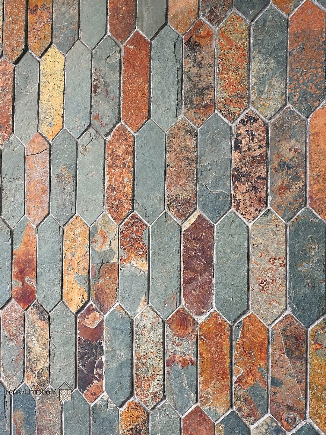 Mixed Natural Stone and Ceramic