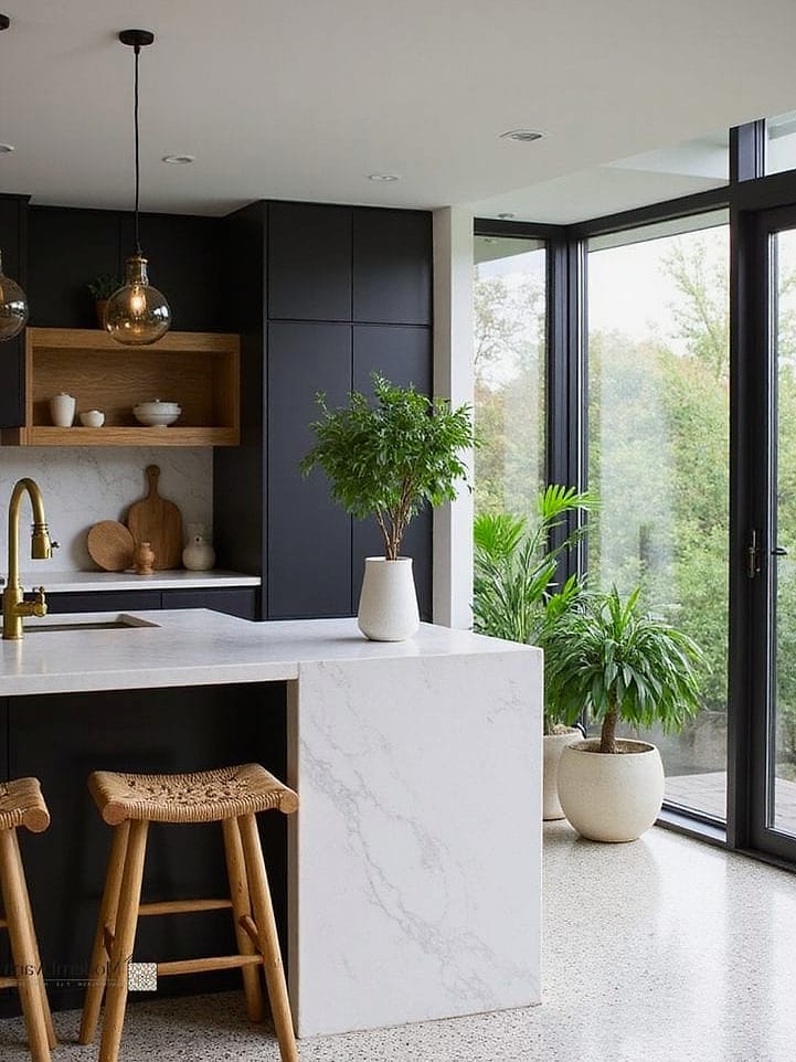 Mix Matte Finishes With Glossy Details
