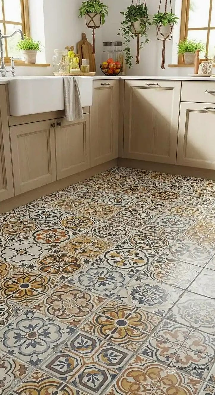 Moroccan Cement Tile Floors