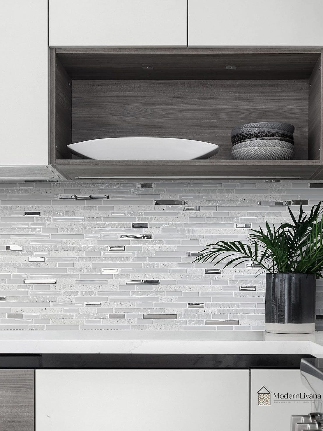 Mosaic Stone Accent Strip