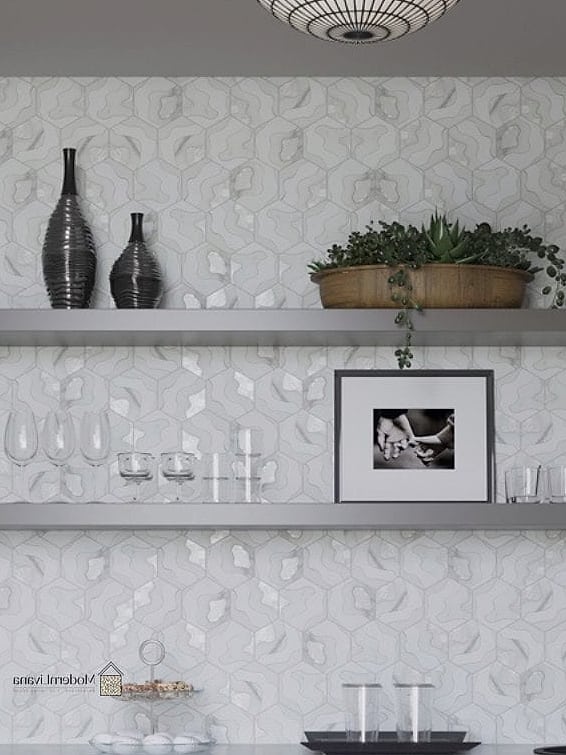 Mosaic Tile Accent Wall