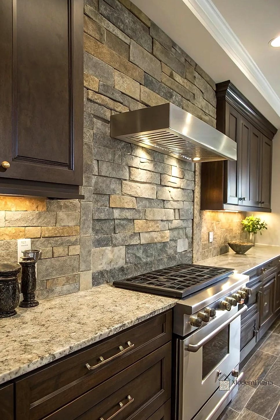 Natural Stone Mosaic Backsplash