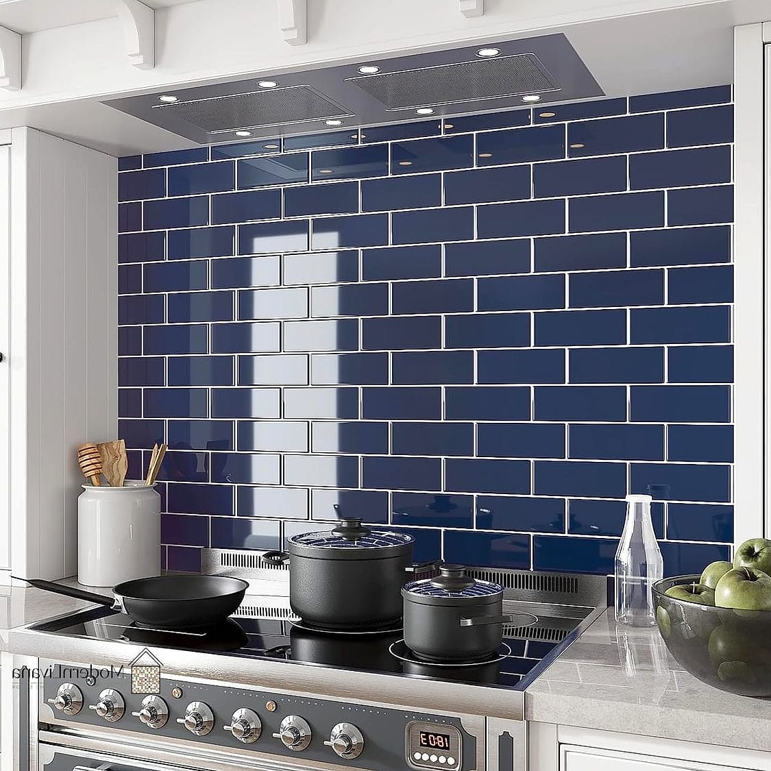 Navy Blue Ceramic Tile