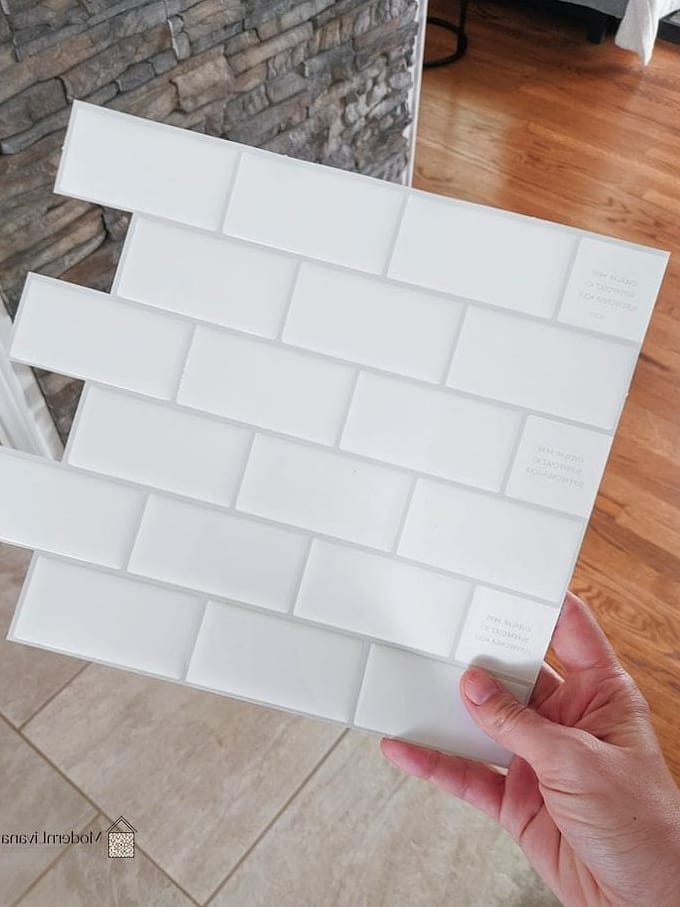 Peel-and-Stick White Subway Tile for Renters