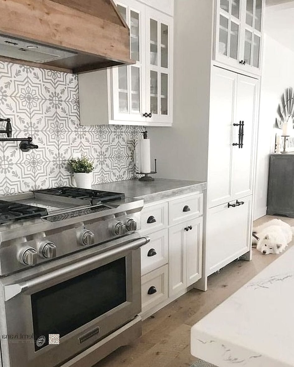 Peel-and-Stick Farmhouse Tile