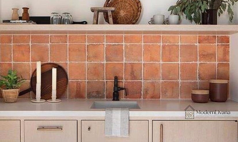 24 Terracota Backsplash Ideas to Inspire Your Next Renovation 22 Peel-and-Stick Terracotta Look