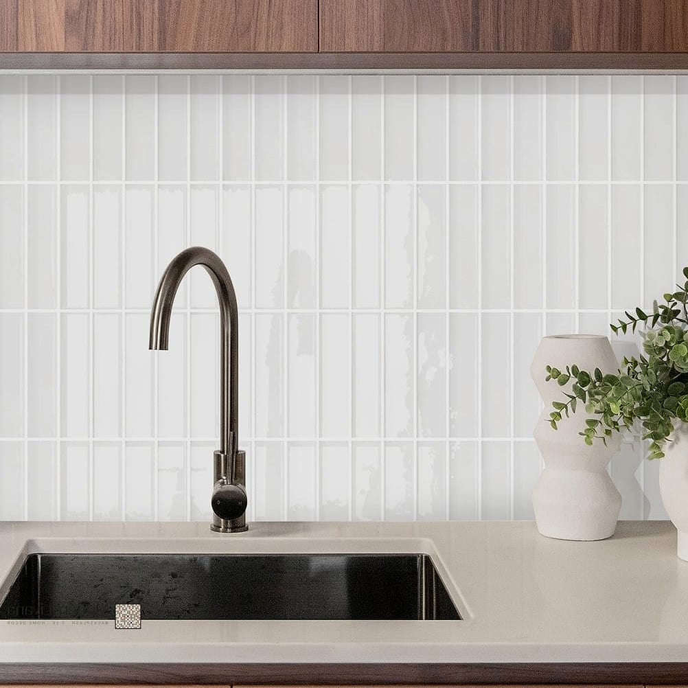 Peel-and-Stick Tile for a Budget Update