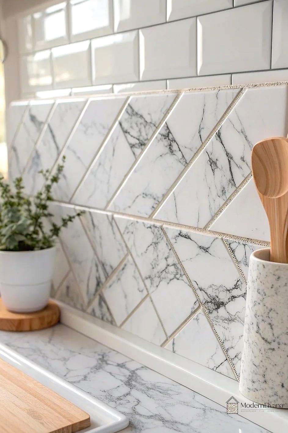 23 Marble Backsplash Ideas That Are Stylish and Practical 20 Peel-and-Stick Marble Backsplash Option