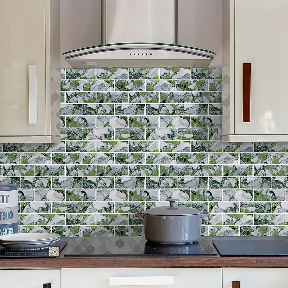Peel-and-Stick Tile Backsplash for Renters