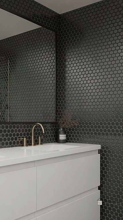 Penny Round Mosaic Tile