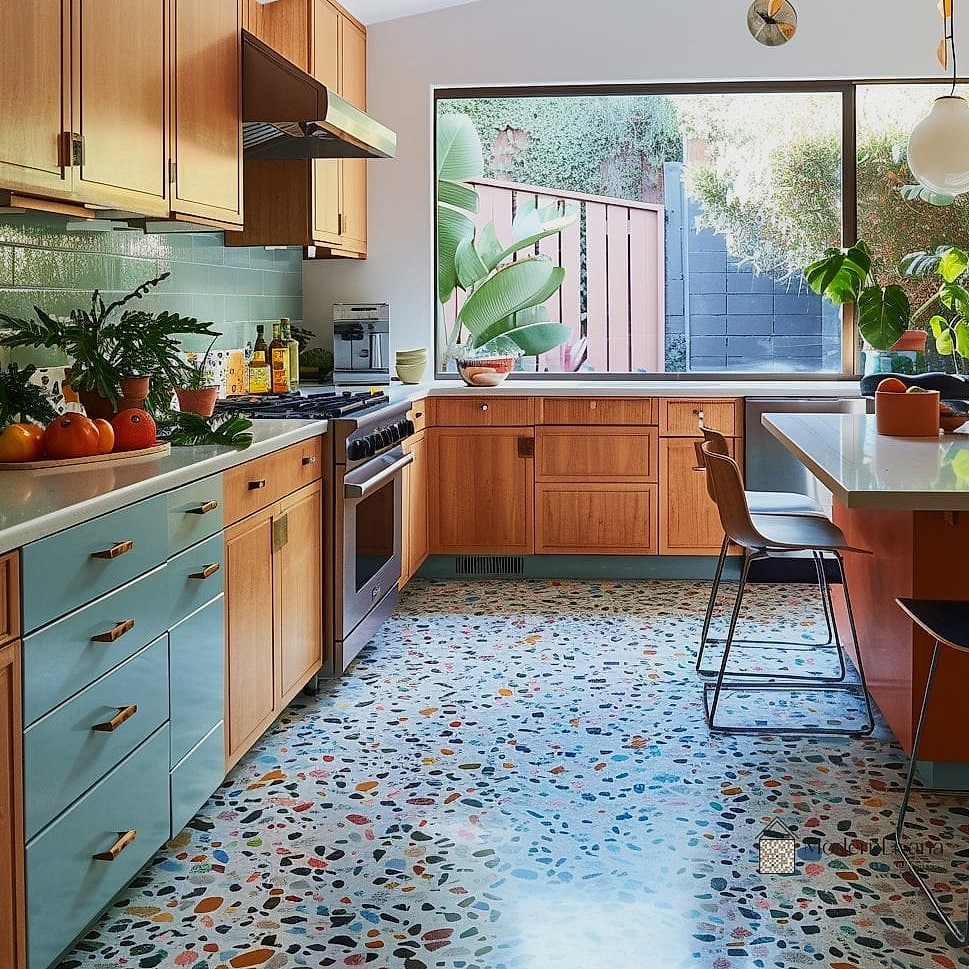 Playful Pops of Orange and Mustard