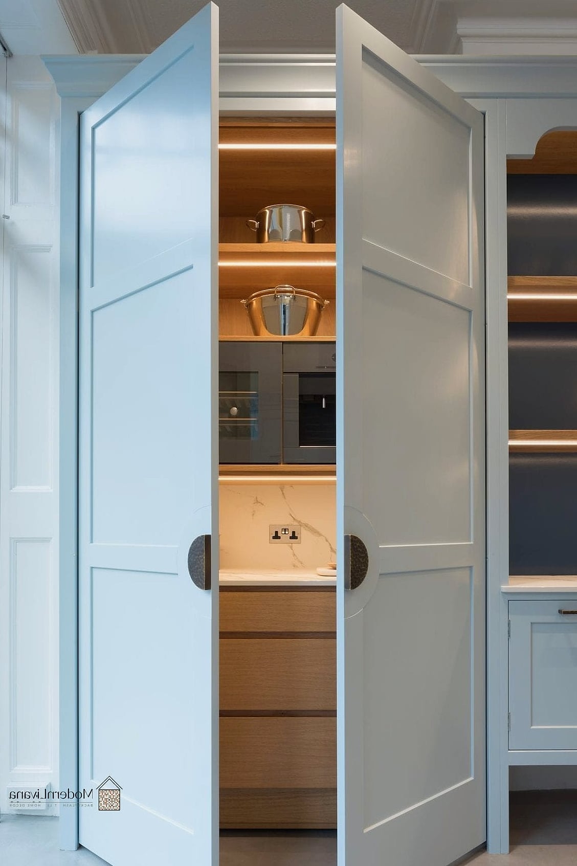 27 Inch Kitchen Ideas That Prove This Trend Is Here to Stay 23 Pocket Door Pantry