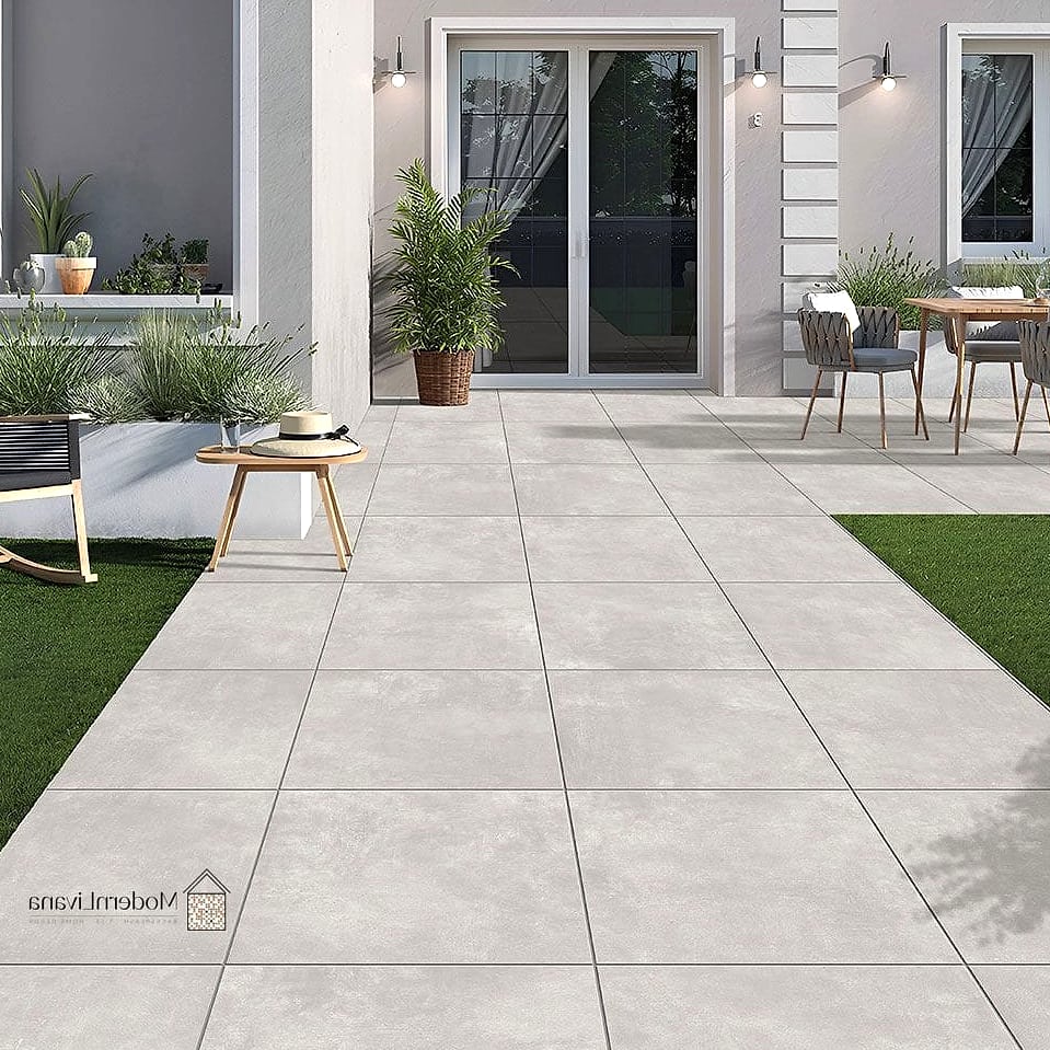 Porcelain Tile Outdoor Patio Design
