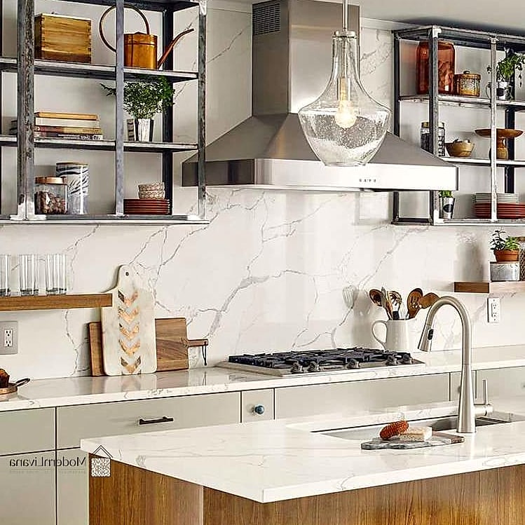 29 Kitchen Backsplash Ideas From Homes We Absolutely Love 20 Quartz Countertop Extension