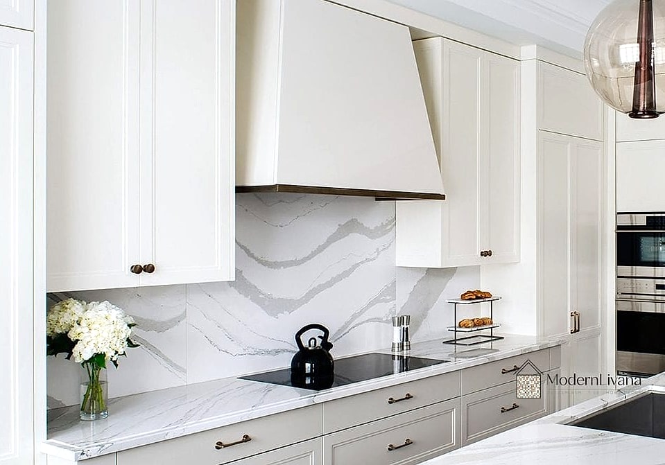 27 White Quartz Backsplash Ideas for Every Home Style and Budget 24 Renter-Friendly Quartz Panels