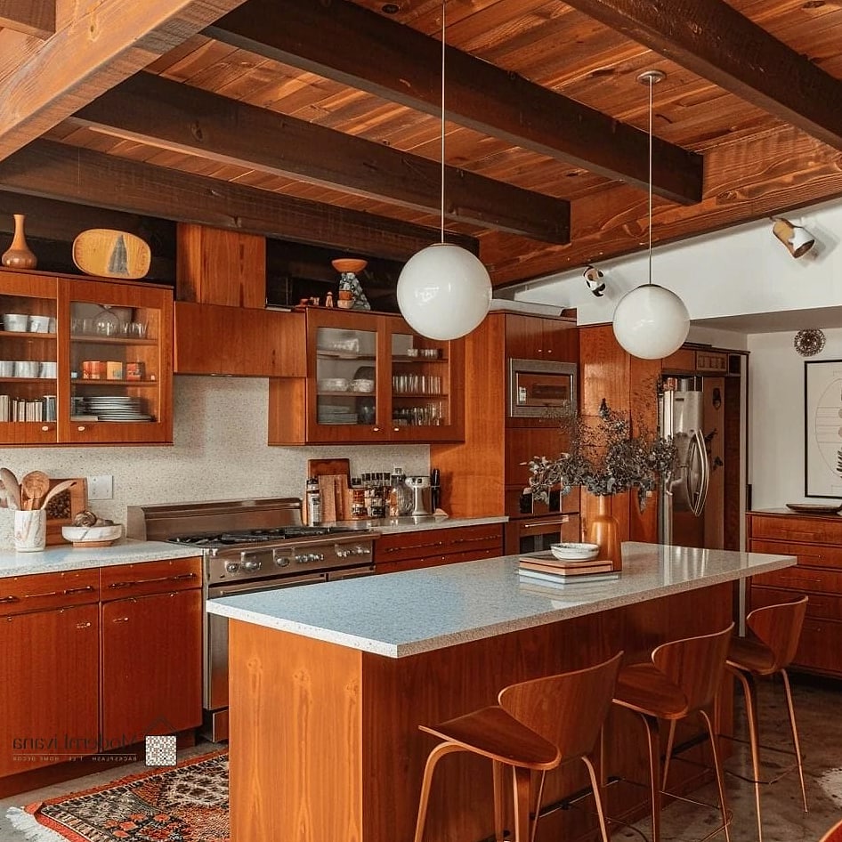 Ribbed Wood Cabinet Fronts