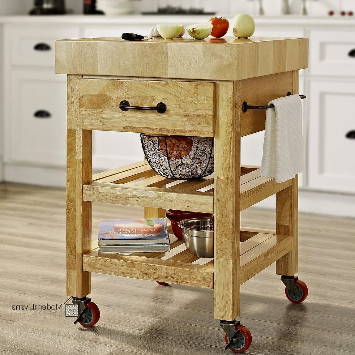 A Rolling Kitchen Cart