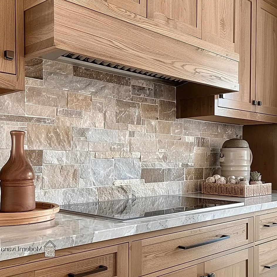 24 Rustic Backsplash Ideas to Inspire Your Next Renovation 25 Rustic Marble with Honed Finish